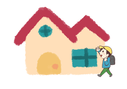 get homeのイラスト
